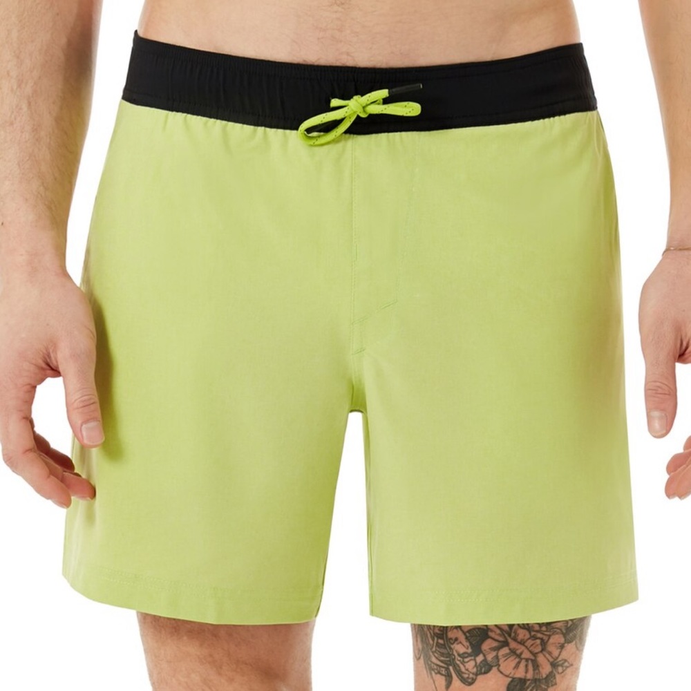 NWT Oakley Mark II Volley 16 Swim Shorts, Lime Green, Size XXL
